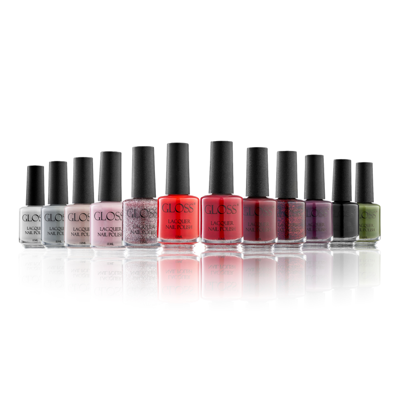 GLOSS Nail polish set, 12 pcs